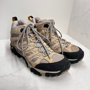 Merrell Moab 2 Ventilator Mid Hiking Boot - Women's 11 - Taupe - Clean! - J68592